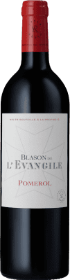 79,95 € Envío gratis | Vino tinto Château Blason l'Évangile Blason A.O.C. Pomerol Burdeos Francia Merlot, Cabernet Franc Botella 75 cl