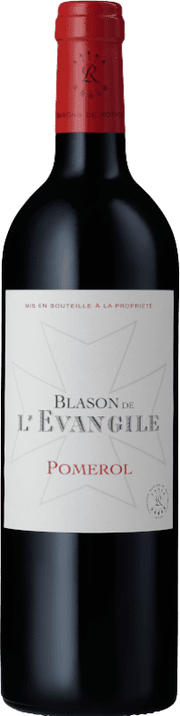 98,95 € Envio grátis | Vinho tinto Château Blason l'Évangile Blason A.O.C. Pomerol Bordeaux França Merlot, Cabernet Franc Garrafa 75 cl