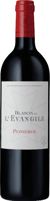 79,95 € Spedizione Gratuita | Vino rosso Château Blason l'Évangile Blason A.O.C. Pomerol bordò Francia Merlot, Cabernet Franc Bottiglia 75 cl