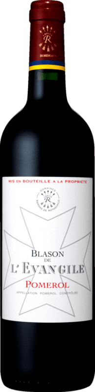 129,95 € 送料無料 | 赤ワイン Château Blason l'Évangile Blason A.O.C. Pomerol ボルドー フランス Merlot — メルロー, Cabernet Franc — カベルネ・フラン 75 cl