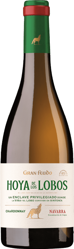 9,95 € Envoi gratuit | Vin blanc Gran Feudo Hoya de los Lobos D.O. Navarra Navarre Espagne Chardonnay Bouteille 75 cl