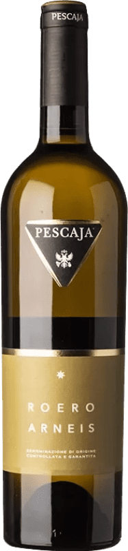 14,95 € Envio grátis | Vinho branco Pescaja Roero Stella I.G.T. Grappa Piemontese Piemonte Itália Arneis Garrafa 75 cl