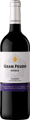 6,95 € 免费送货 | 红酒 Gran Feudo 橡木 D.O. Navarra 纳瓦拉 西班牙 Grenache 瓶子 75 cl