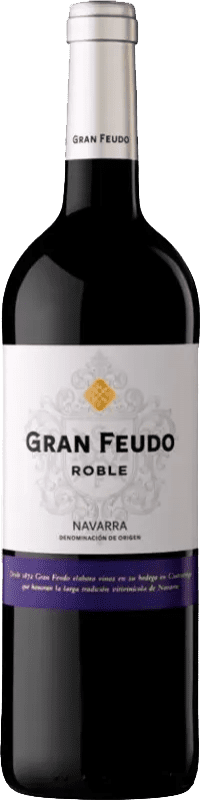 6,95 € Бесплатная доставка | Красное вино Gran Feudo Дуб D.O. Navarra Наварра Испания Grenache бутылка 75 cl