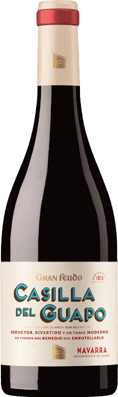 7,95 € 免费送货 | 红酒 Gran Feudo Casilla Del Guapo D.O. Navarra 纳瓦拉 西班牙 Tempranillo, Grenache 瓶子 75 cl