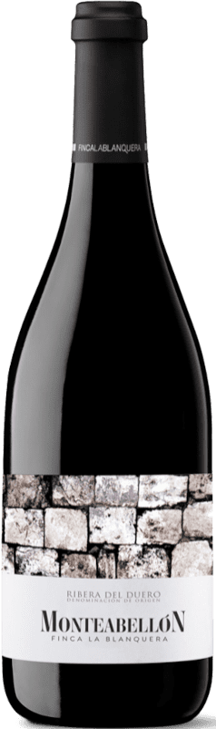 64,95 € Envio grátis | Vinho tinto Monteabellón Finca La Blanquera D.O. Ribera del Duero Espanha Tempranillo Garrafa 75 cl