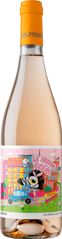 13,95 € Envio grátis | Vinho Rosé La Unidad La Pantera Rosa D.O.P. Cebreros Espanha Garnacha — Grenache 75 cl