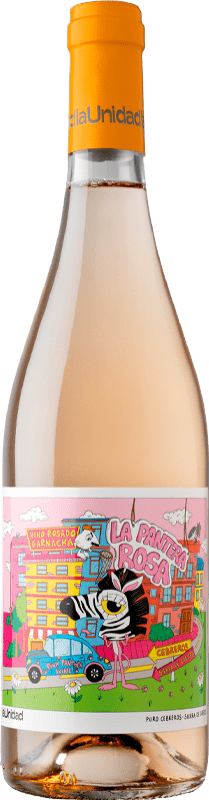 8,95 € Envío gratis | Vino rosado La Unidad La Pantera Rosa D.O.P. Cebreros España Garnacha Botella 75 cl
