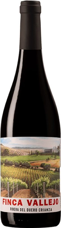 14,95 € Spedizione Gratuita | Vino Rosso Bela Finca Vallejo Crianza — Invecchiato in Botte D.O. Ribera del Duero Spagna Tempranillo Bottiglia 75 cl