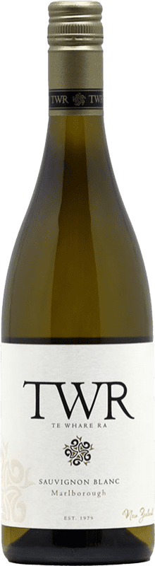 24,95 € Бесплатная доставка | Белое вино Te Whare Ra TWR Sauvignon Blanc I.G. Marlborough Марлборо Новая Зеландия Sauvignon White бутылка 75 cl