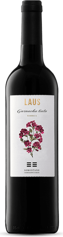 7,95 € Free Shipping | Red wine Laus Barrica D.O. Somontano Spain Grenache Bottle 75 cl