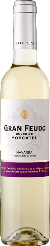 8,95 € Envio grátis | Vinho doce Gran Feudo Dulce de Moscatel D.O. Navarra Navarra Espanha Mascate Grão Pequeno Garrafa Medium 50 cl