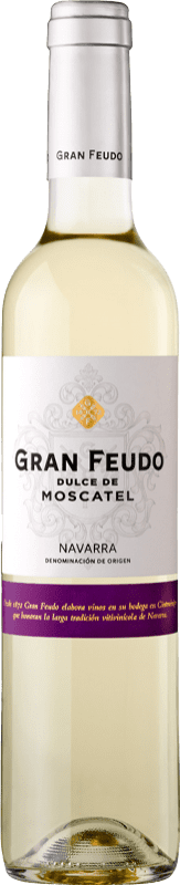8,95 € Envio grátis | Vinho Doce Gran Feudo Dulce D.O. Navarra Navarra Espanha Moscatel Garrafa Medium 50 cl