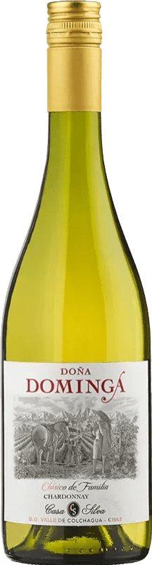 9,95 € Kostenloser Versand | Weißwein Casa Silva Doña Dominga I.G. Valle de Colchagua Colchagua-Tal Chile Chardonnay Flasche 75 cl