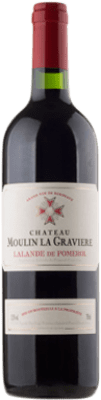 77,95 € Free Shipping | Red wine Château La Graviere A.O.C. Lalande-de-Pomerol Bordeaux France Merlot, Cabernet Sauvignon, Cabernet Franc Magnum Bottle 1,5 L