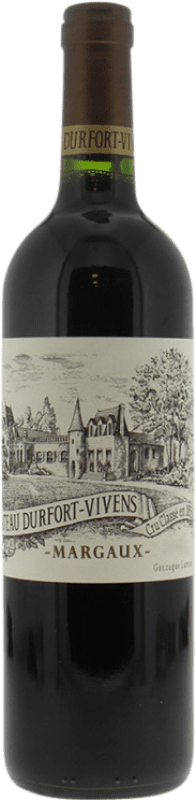 96,95 € Envoi gratuit | Vin rouge Château Durfort Vivens Réserve A.O.C. Margaux Bordeaux France Merlot, Cabernet Sauvignon Bouteille 75 cl