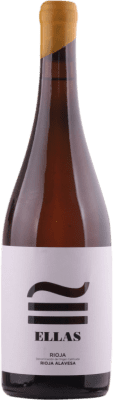 19,95 € Envio grátis | Vinho branco Clos Ibai Ellas D.O.Ca. Rioja La Rioja Espanha Viura, Calagraño Garrafa 75 cl