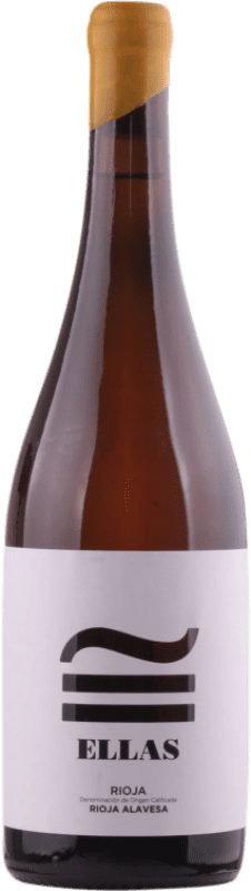 16,95 € Spedizione Gratuita | Vino Bianco Clos Ibai Ellas D.O.Ca. Rioja La Rioja Spagna Viura, Calagraño 75 cl