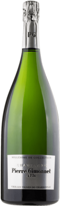 257,95 € Envio grátis | Espumante branco Pierre Gimonnet Collection VV A.O.C. Champagne Champagne França Chardonnay Garrafa Magnum 1,5 L