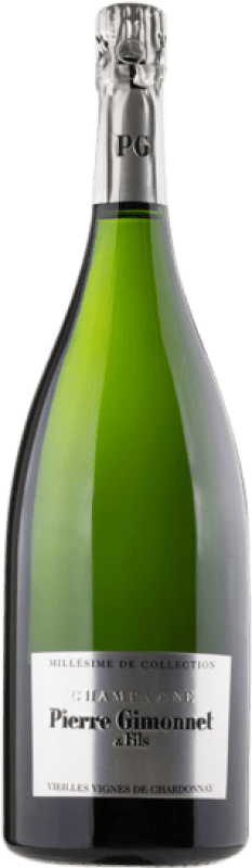 192,95 € Envio grátis | Espumante Branco Pierre Gimonnet VV Vieilles Vignes — Vinhas Velhas, Collection — Coleção A.O.C. Champagne Champagne França Chardonnay Garrafa Magnum 1,5 L