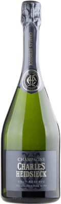 46,95 € Kostenloser Versand | Weißer Sekt Charles Heidsieck Brut Reserve A.O.C. Champagne Champagner Frankreich Pinot Schwarz, Chardonnay, Pinot Meunier Halbe Flasche 37 cl