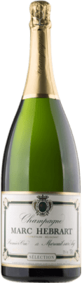 129,95 € Envio grátis | Espumante branco Marc Hébrart Selection Premier Cru Brut A.O.C. Champagne Champagne França Pinot Preto, Chardonnay Garrafa Magnum 1,5 L