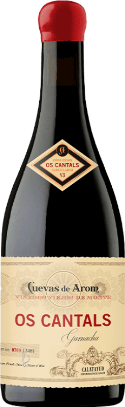 51,95 € Free Shipping | Red wine Cuevas de Arom Os Cantals Aged D.O. Calatayud Aragon Spain Grenache Bottle 75 cl