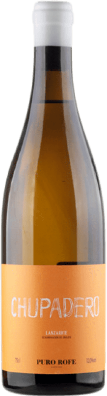 51,95 € 免费送货 | 白酒 Puro Rofe Chupadero D.O. Lanzarote 加那利群岛 西班牙 Listán White 瓶子 75 cl