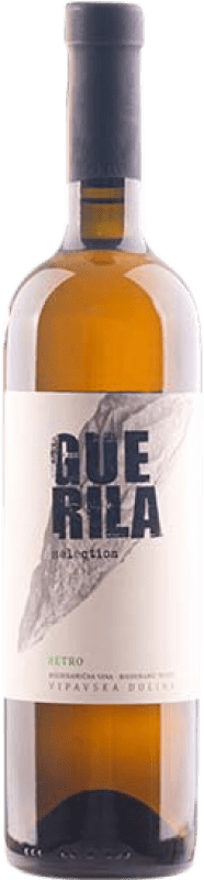 25,95 € Envío gratis | Vino blanco Guerila Wines Retro White Selection I.G. Primorska Goriška Brda Eslovenia Malvasía, Pinela, Rebula Botella 75 cl