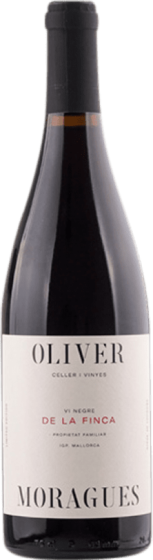 24,95 € Free Shipping | Red wine Oliver Moragues La Finca I.G.P. Vi de la Terra de Mallorca Balearic Islands Spain Syrah, Mantonegro Bottle 75 cl