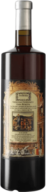 218,95 € Free Shipping | Fortified wine Culebron. Brotons Centenario Solera 1880 D.O. Alicante Valencian Community Spain Monastrell Bottle 75 cl