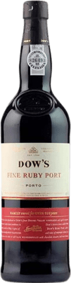 21,95 € Бесплатная доставка | Сладкое вино Dow's Port Ruby I.G. Porto порто Португалия Tinta Roriz, Tinta Cão, Tinta Barroca бутылка 75 cl