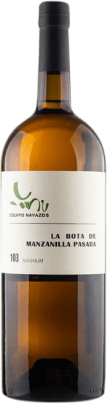 65,95 € Spedizione Gratuita | Vino Liquoroso Equipo Navazos La Bota Nº 103 Pasada D.O. Manzanilla-Sanlúcar de Barrameda Andalusia Spagna Palomino Fino Bottiglia Magnum 1,5 L