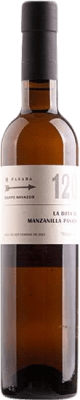 82,95 € Free Shipping | Fortified wine Equipo Navazos La Bota Nº 120 Bota NO Manzanilla Pasada D.O. Manzanilla-Sanlúcar de Barrameda Andalusia Spain Palomino Fino Medium Bottle 50 cl
