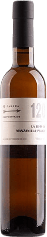 86,95 € Envío gratis | Vino generoso Equipo Navazos La Bota Nº 120 Bota NO Manzanilla Pasada D.O. Manzanilla-Sanlúcar de Barrameda Andalucía España Palomino Fino Botella Medium 50 cl