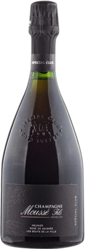 97,95 € Envoi gratuit | Vin Mousseux Rosé Cédric Moussé Club de Saignée Spécial, Rosé A.O.C. Champagne Champagne France Pinot Meunier Bouteille 75 cl