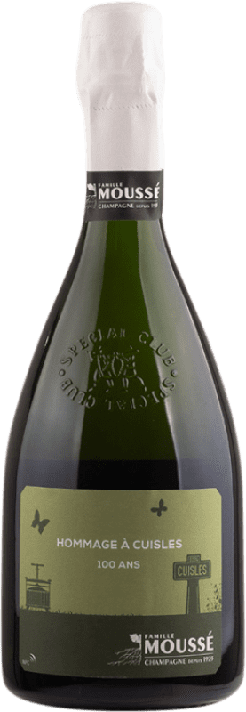 96,95 € Envio grátis | Espumante Branco Cédric Moussé Hommage à Cuisles A.O.C. Champagne Champagne França Pinot Meunier 75 cl