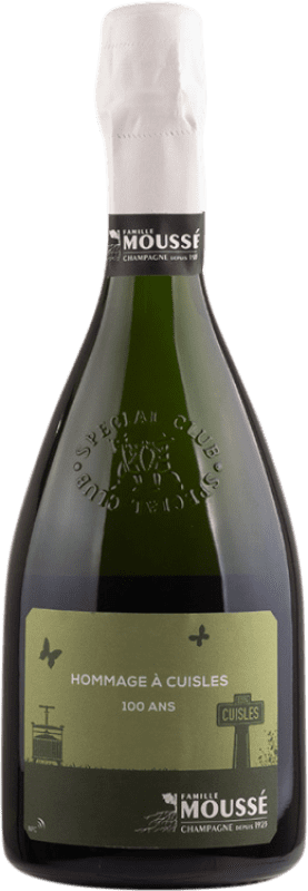 118,95 € Envio grátis | Espumante branco Cédric Moussé Hommage à Cuisles A.O.C. Champagne Champagne França Pinot Meunier Garrafa 75 cl