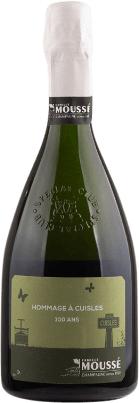 115,95 € Envío gratis | Espumoso blanco Cédric Moussé Hommage à Cuisles A.O.C. Champagne Champagne Francia Pinot Meunier Botella 75 cl