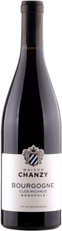 29,95 € Free Shipping | Red wine Chanzy Clos Michaud Monopole A.O.C. Bourgogne Burgundy France Pinot Black Bottle 75 cl