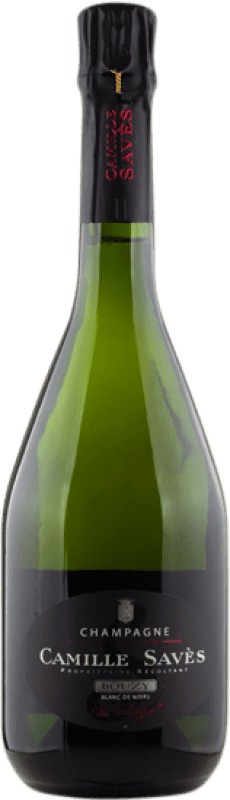 84,95 € Бесплатная доставка | Белое игристое Camille Savès Les Loges Blanc de Noirs A.O.C. Champagne шампанское Франция Pinot Black бутылка 75 cl