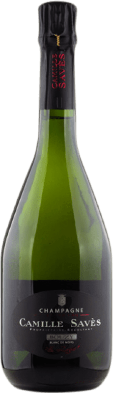 84,95 € Kostenloser Versand | Weißer Sekt Camille Savès Les Loges Blanc de Noirs A.O.C. Champagne Champagner Frankreich Spätburgunder Flasche 75 cl