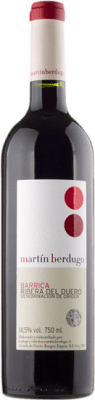12,95 € Envío gratis | Vino tinto Martín Berdugo Barrica D.O. Ribera del Duero Castilla y León España Tempranillo Botella Medium 50 cl