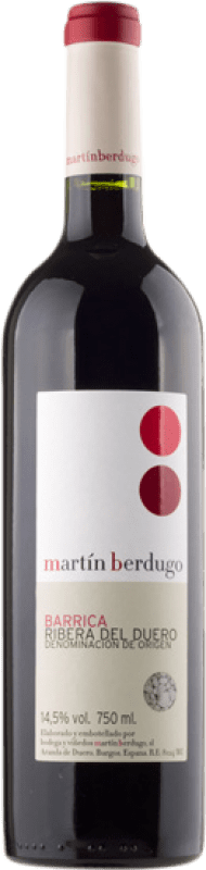 9,95 € Envoi gratuit | Vin Rouge Martín Berdugo Barrique D.O. Ribera del Duero Castille et Leon Espagne Tempranillo Bouteille Medium 50 cl