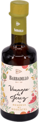 8,95 € Envio grátis | Vinagre Barbadillo Reserva D.O. Jerez-Xérès-Sherry Andaluzia Espanha Moscatel Garrafinha 25 cl