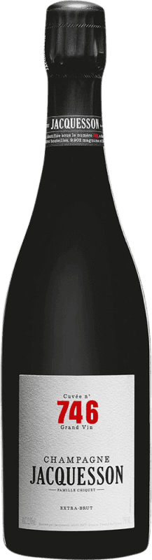 73,95 € 免费送货 | 白起泡酒 Jacquesson Nº 746 Extra Brut — 特干型起泡酒 Cuvée A.O.C. Champagne 法国 Pinot Noir — 黑皮诺, Chardonnay — 莎当妮, Pinot Meunier — 黑皮诺·莫尼耶 75 cl