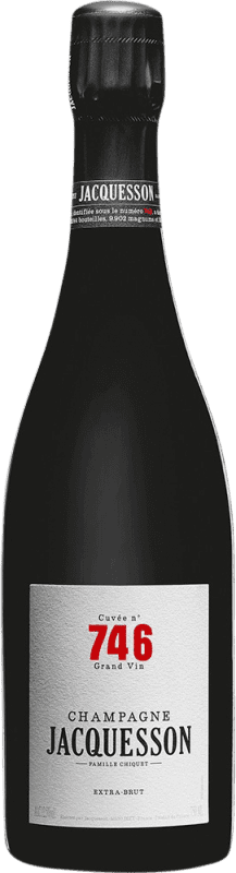 91,95 € Kostenloser Versand | Weißer Sekt Jacquesson Cuvée 746 Extra Brut A.O.C. Champagne Frankreich Spätburgunder, Chardonnay, Pinot Meunier Flasche 75 cl