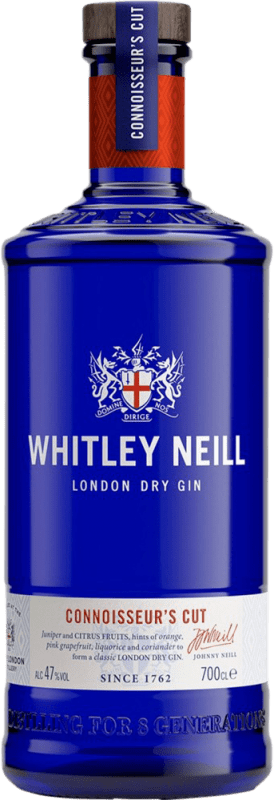 32,95 € Envio grátis | Gin Whitley Neill Connoisseur's Cut Gin Reino Unido Garrafa 70 cl