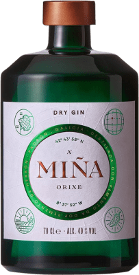 29,95 € Envio grátis | Gin A Miña. Orixe Dry Gin Espanha Garrafa 70 cl