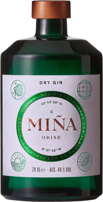 15,95 € Envio grátis | Genever Gin A Miña. Orixe Espanha 70 cl Pimiento — Malagueta